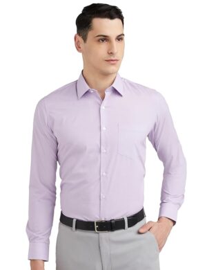 Solid Formal Shirt for Men Purple